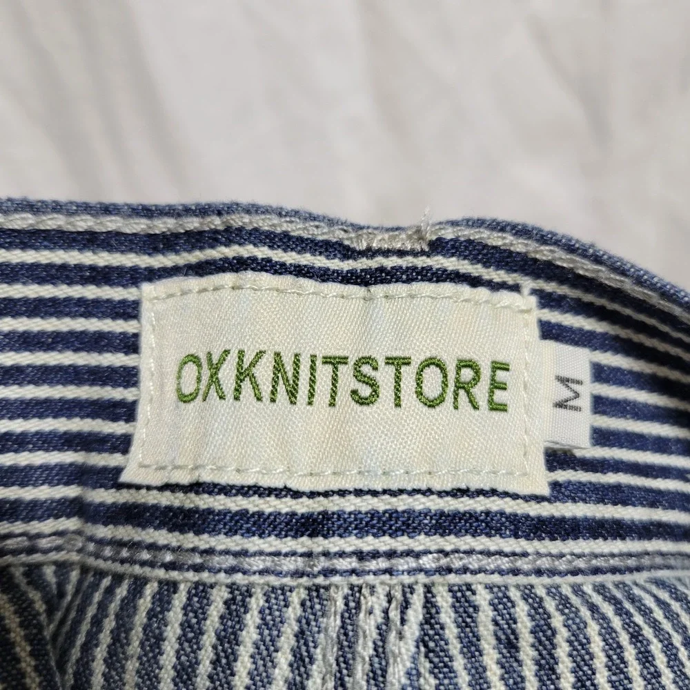 OXKNIT Store Railway Stripe Work Pants Carpenter Mens‎ Med Retro 60s 70s Style
